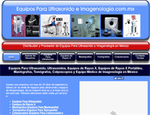 Tablet Screenshot of equiposparaultrasonidoeimagenologia.com.mx